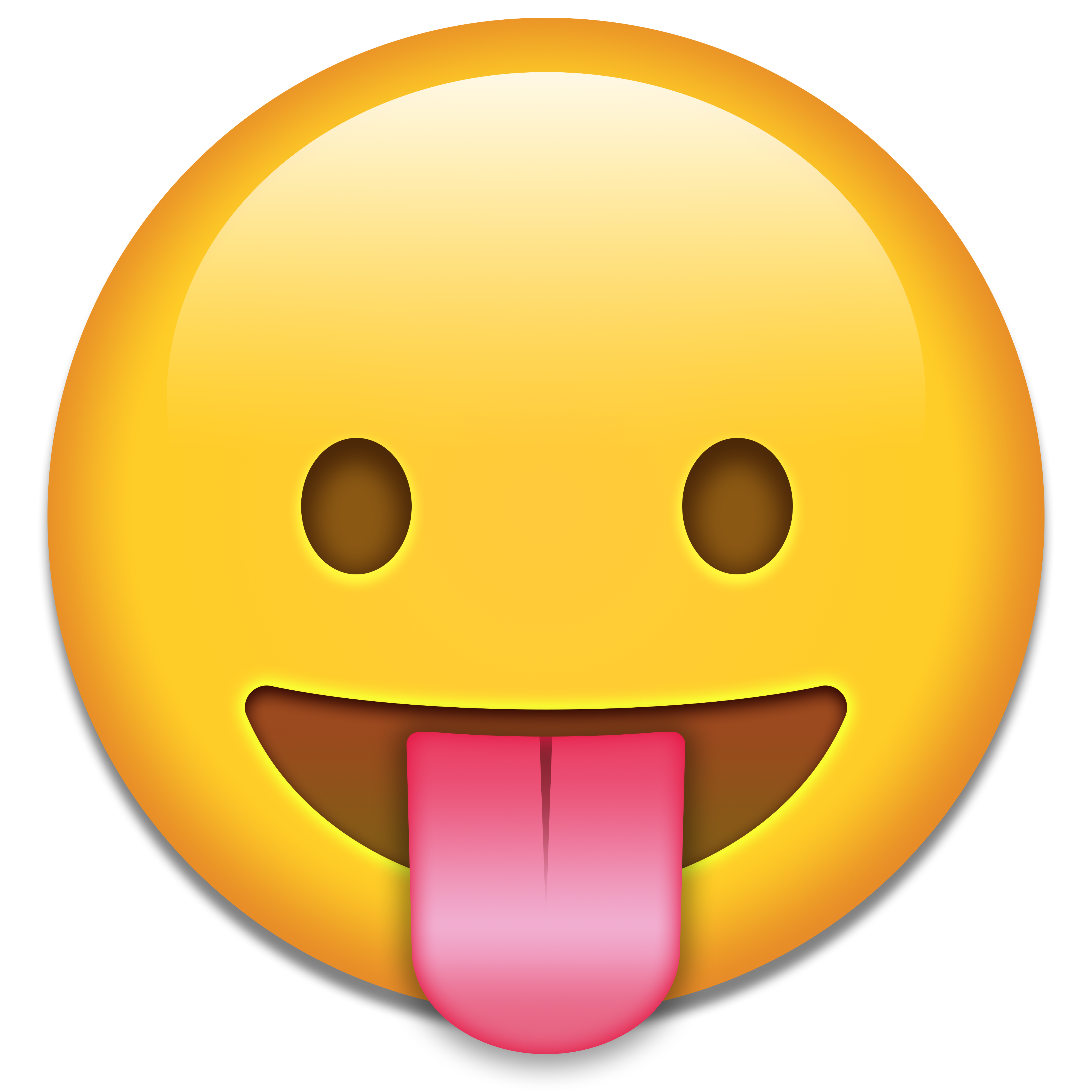 Art Emoji Smiley Sticker Clip Art Tongue Png Download 40004000