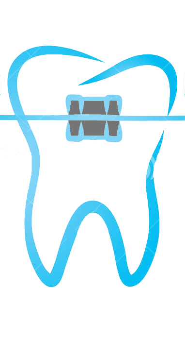 tooth with braces clipart
