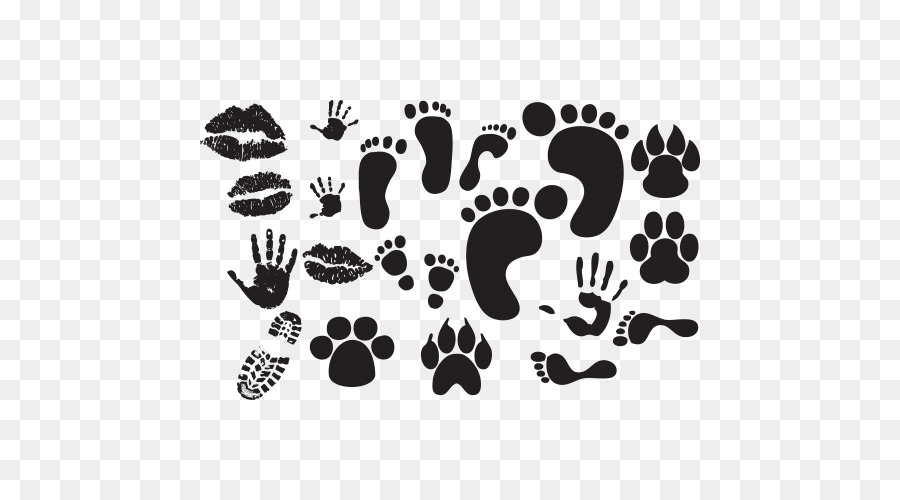 Footprint Animal track - Silhouette png download - 500*500 - Free Transparent Footprint png Download.