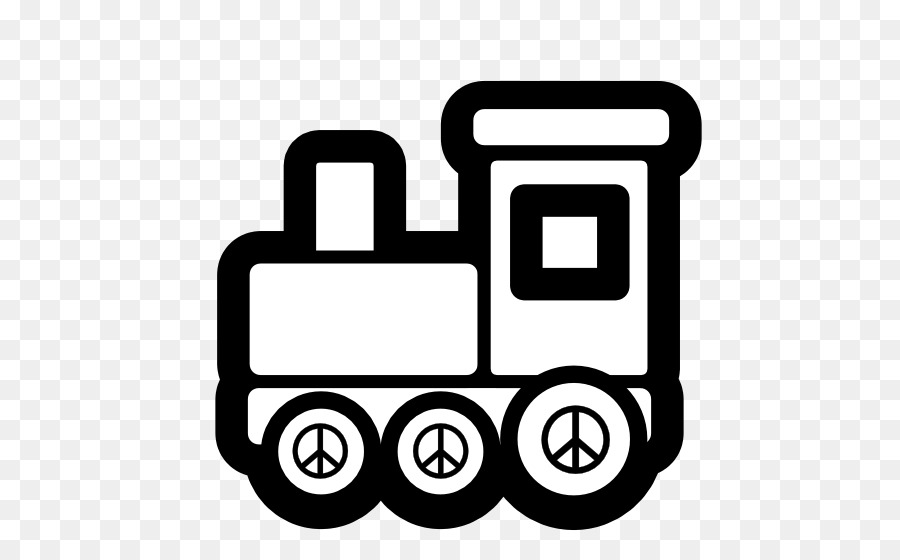 Toy Trains & Train Sets Rail transport Black and white Clip art - Christmas Train Clipart png download - 555*555 - Free Transparent Train png Download.