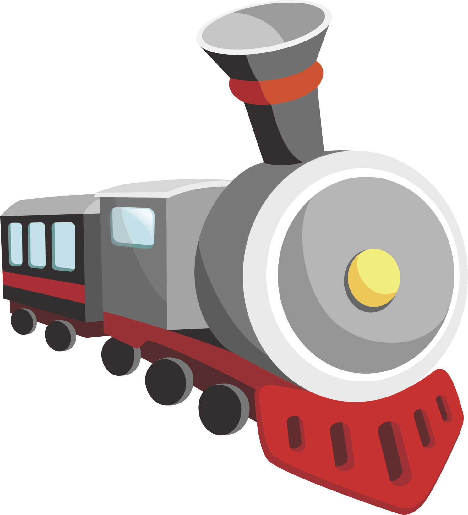 Train Cartoon - Train png vector material png download - 1490*1639