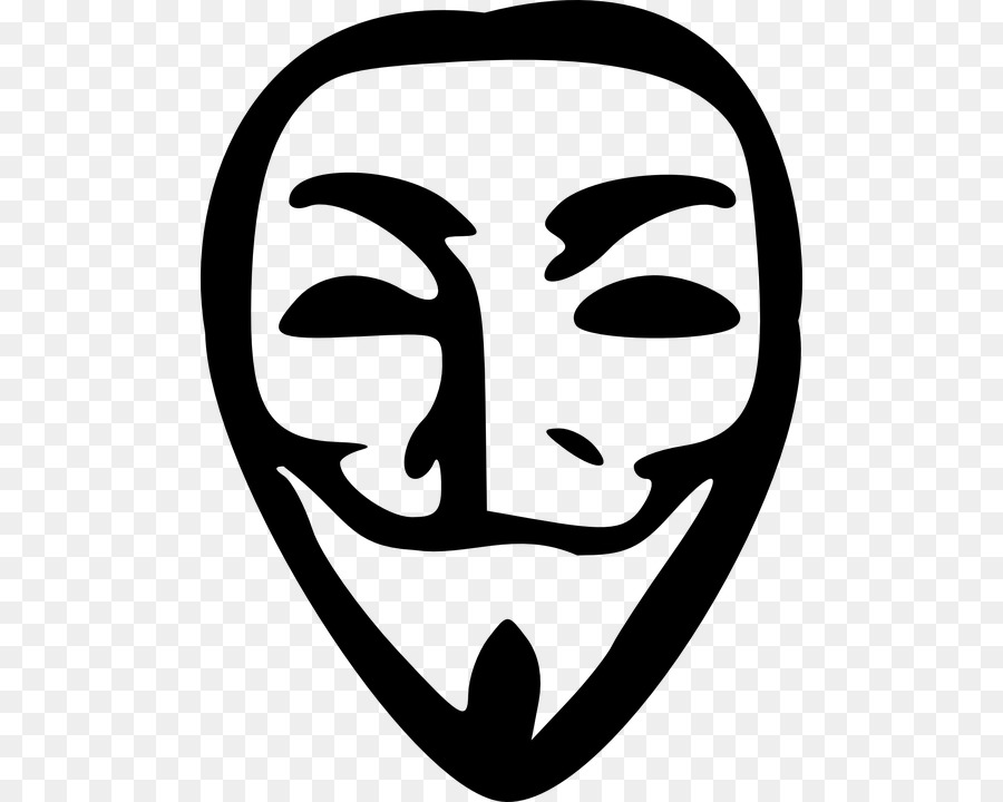 Anonymous Guy Fawkes mask Clip art - anonymous png download - 540*720 - Free Transparent Anonymous png Download.