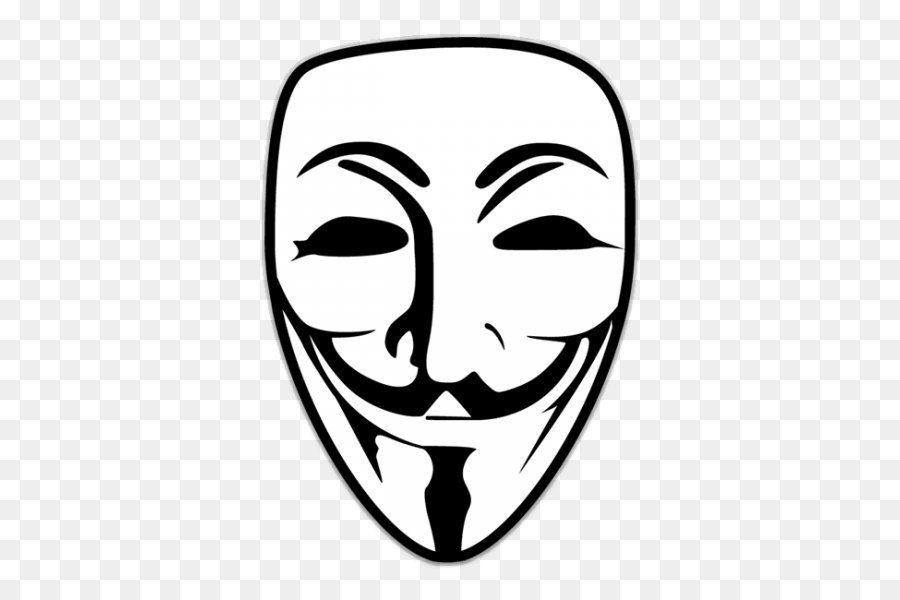 Sticker Guy Fawkes mask Anonymous Decal - Anonymous mask PNG png download - 600*600 - Free Transparent T Shirt png Download.