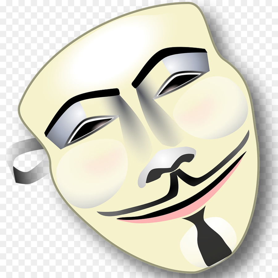 Guy Fawkes mask Portable Network Graphics Anonymous Clip art - mask png anonymous png download - 900*900 - Free Transparent Guy Fawkes Mask png Download.