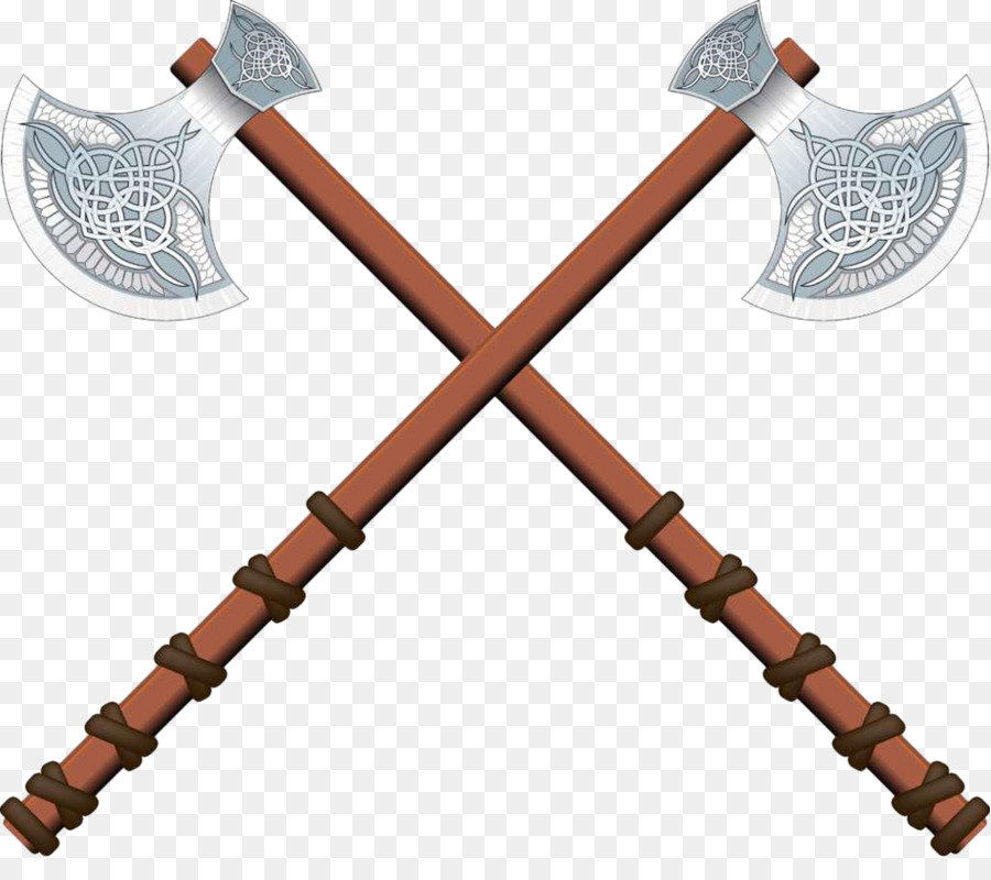 Axe Celts Illustration - Two axes cross png download - 1024*888 - Free Transparent Axe png Download.