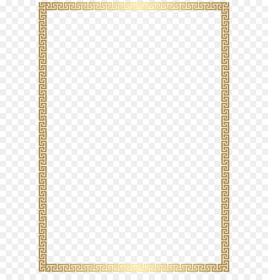 Rectangle Gold - Golden Deco Border Transparent PNG Clip Art png download - 5650*8000 - Free Transparent Rectangle png Download.