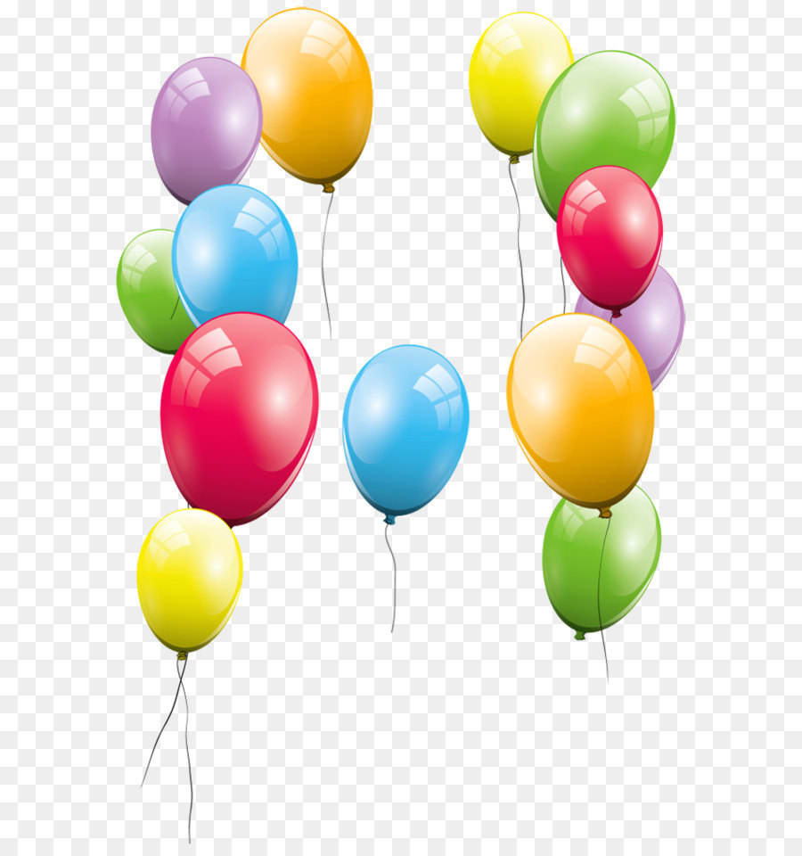 Balloon Birthday Party Clip art - Large Transparent Balloons Clipart Picture png download - 690*1010 - Free Transparent Birthday Cake png Download.