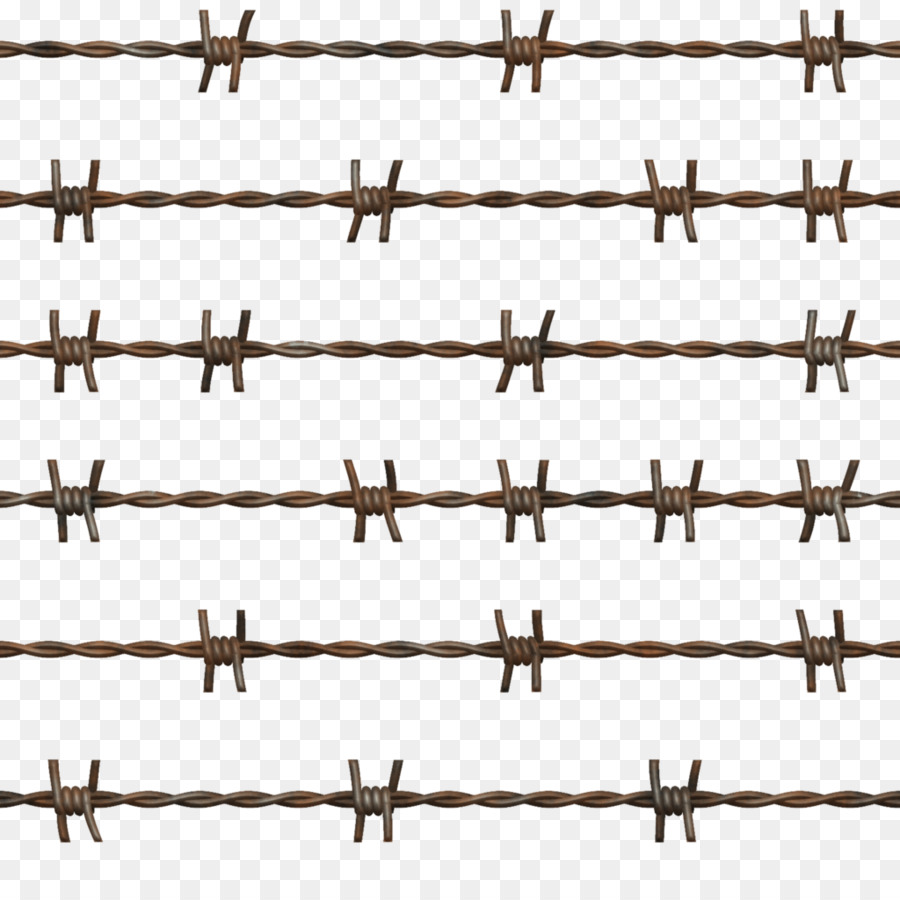 Barbed wire Chain-link fencing Fence - barbwire png download - 1024*1024 - Free Transparent  png Download.