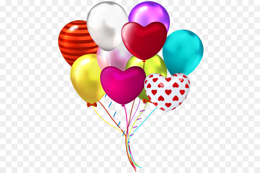 Birthday cake Wish Balloon Clip art - birthday balloon png download - 516*600 - Free Transparent Birthday png Download.