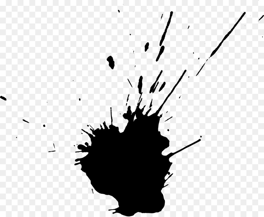 Black and white Monochrome - splat png download - 1738*1425 - Free Transparent Black And White png Download.