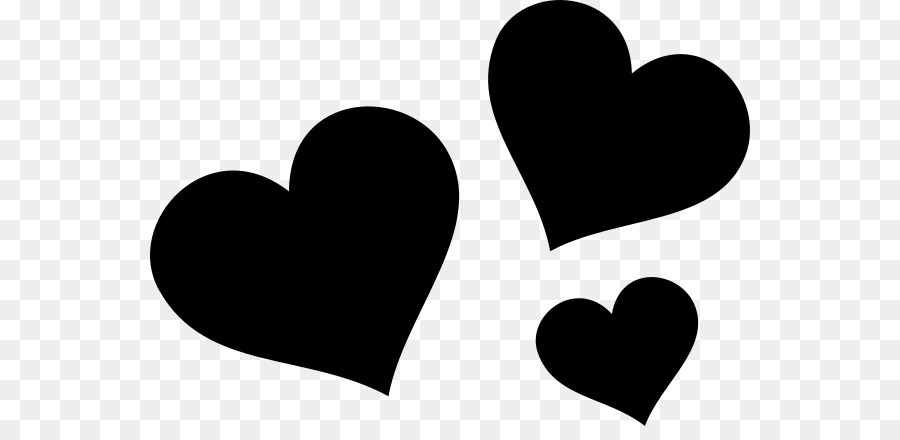 Portable Network Graphics Clip art Heart Image Transparency - black heart clipart png clker png download - 600*426 - Free Transparent Heart png Download.