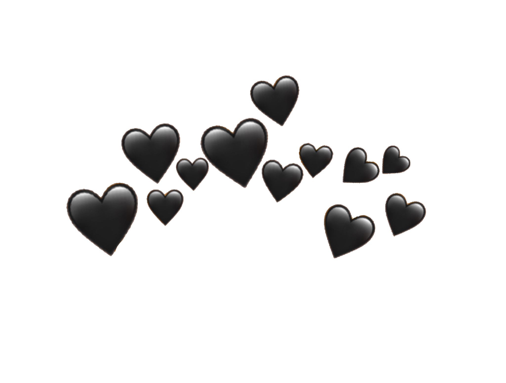 Black Heart Png Transparent | DAVIDCHIROT