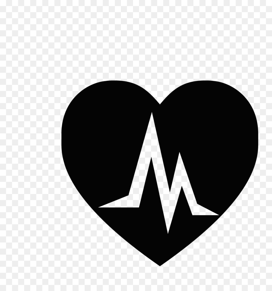 Logo Heart Electrocardiography Black - Plane black heart shaped ECG logo png download - 1553*1629 - Free Transparent Logo png Download.