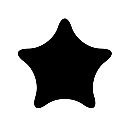Blackstar Clip art - solid five pointed star png download - 512*512