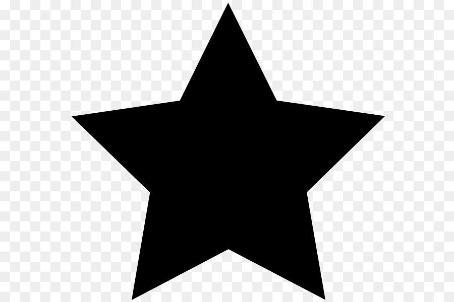 Star Clip art - black star png download - 628*600 - Free Transparent Star png Download.