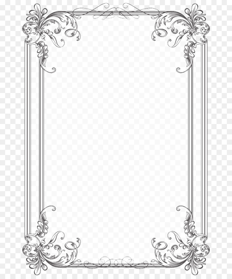 Borders and Frames Wedding invitation Picture Frames Microsoft Word Clip art - vintage border png download - 740*1070 - Free Transparent BORDERS AND FRAMES png Download.