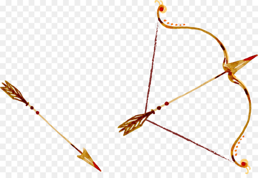 Archery Bow and arrow - Vector painted Archery png download - 2098*1412 - Free Transparent Bow And Arrow png Download.