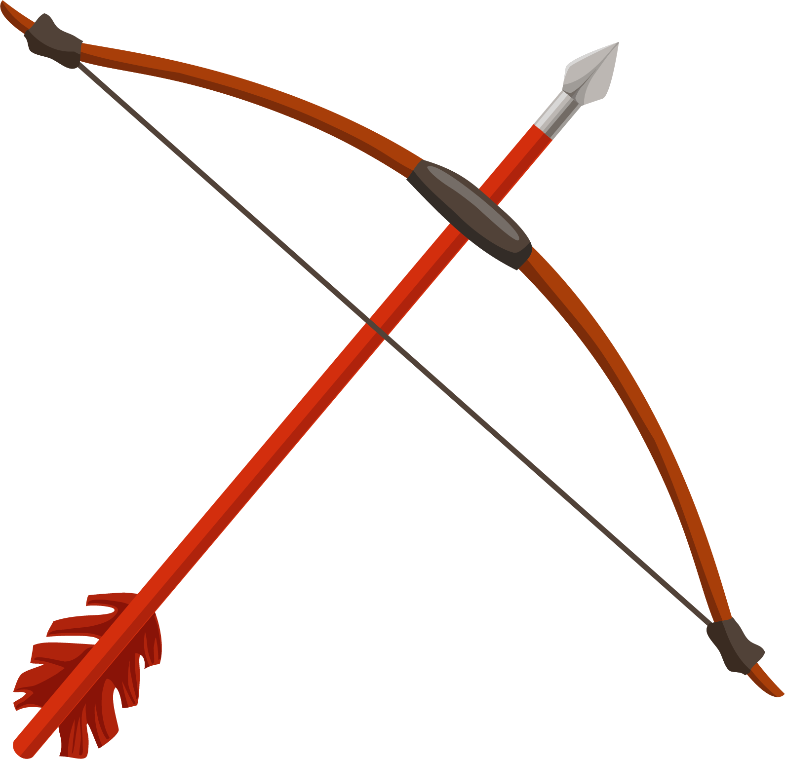 Bow And Arrow Archery Bow And Arrow Material Picture Png Download