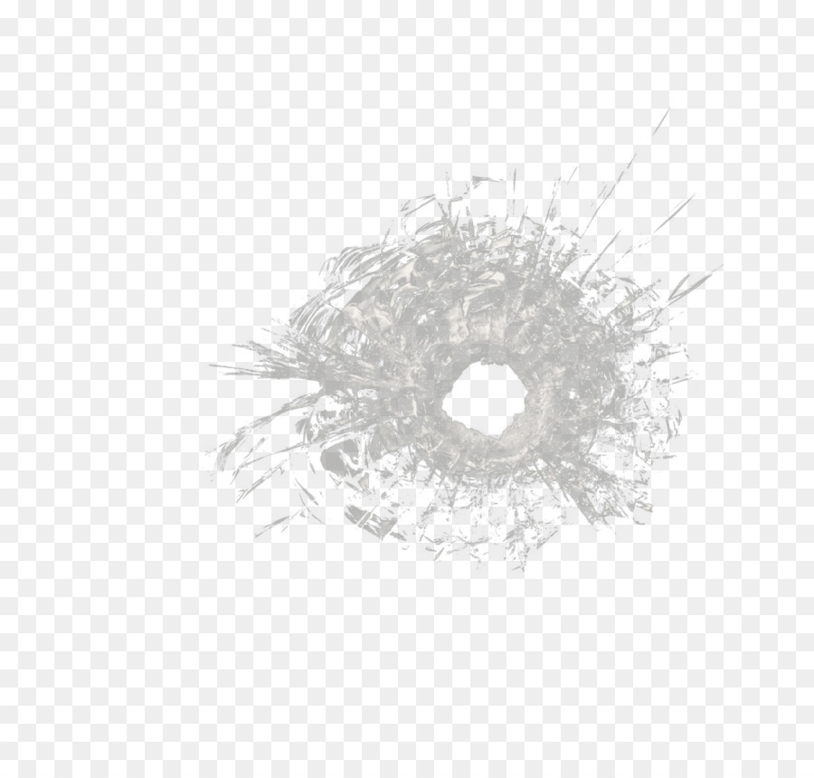 Black and white Pattern - Free to pull the bullet holes in glass effect png download - 1024*969 - Free Transparent Black And White png Download.