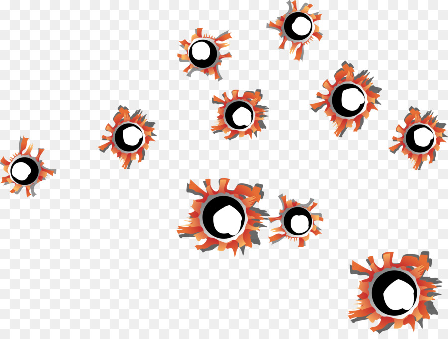 Euclidean vector - Vector painted bullet holes png download - 2019*1501 - Free Transparent Drawing png Download.