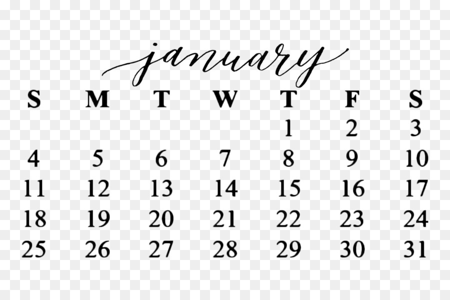 Calendar January Desk pad Clip art - calendar png download - 1800*1200 - Free Transparent Calendar png Download.