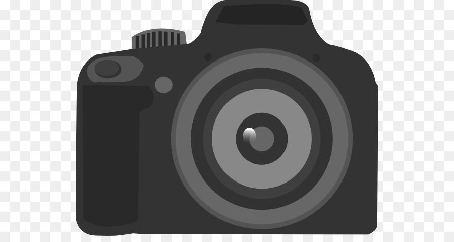 Digital SLR Camera lens Clip art - Cartoon Camera Cliparts png download - 600*468 - Free Transparent Digital Slr png Download.