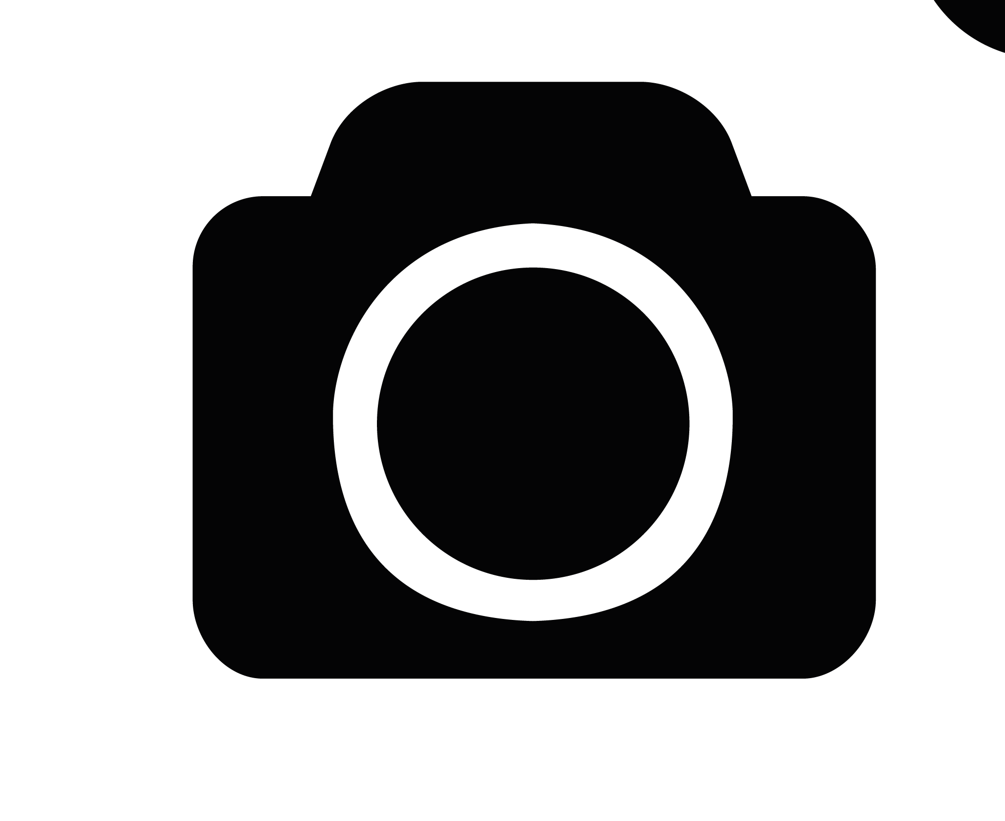 Logo Camera Icon - Black and white camera logo png download - 2053*1678
