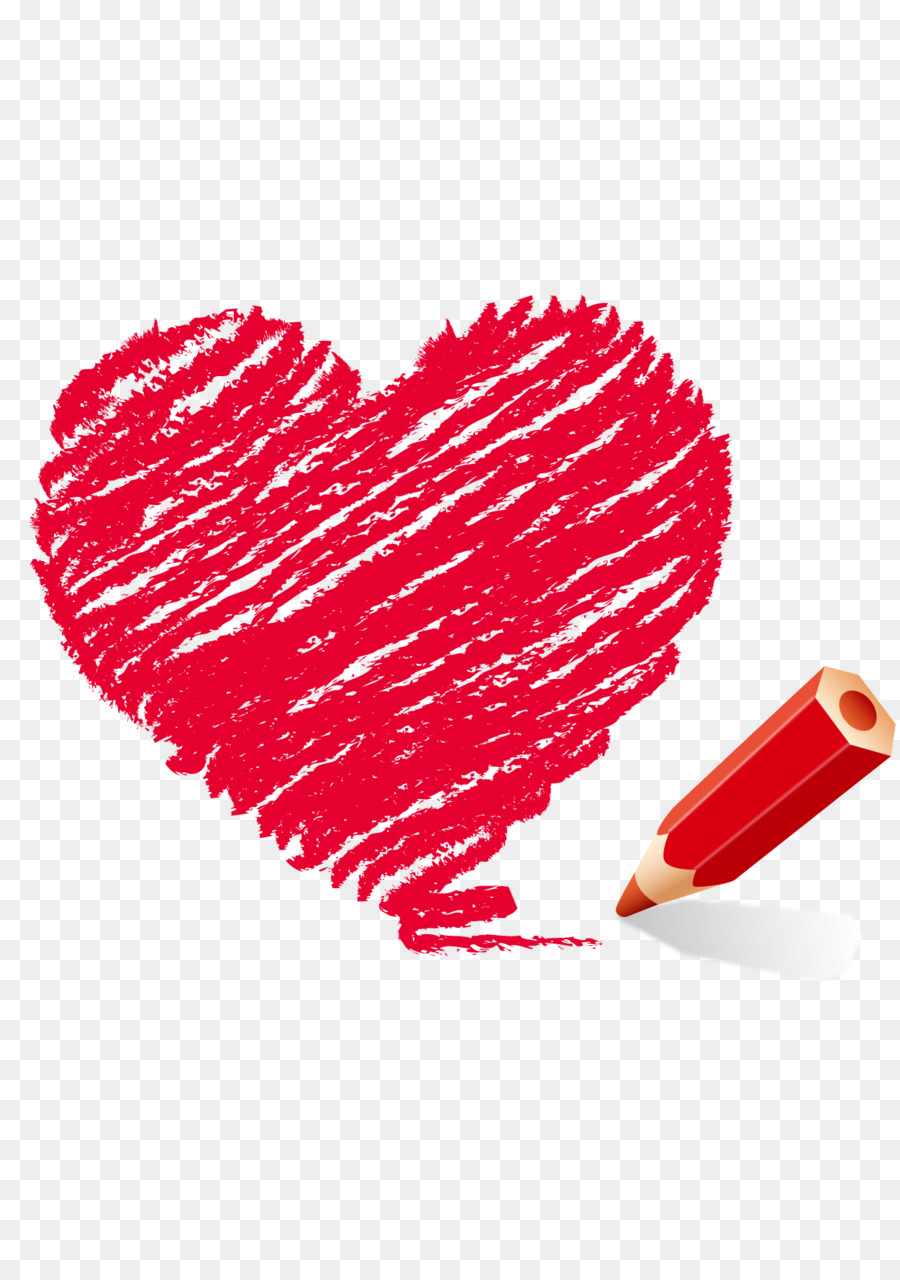 Cartoon Download Crayon - Heart-shaped png download - 1251*1770 - Free Transparent  Cartoon png Download.