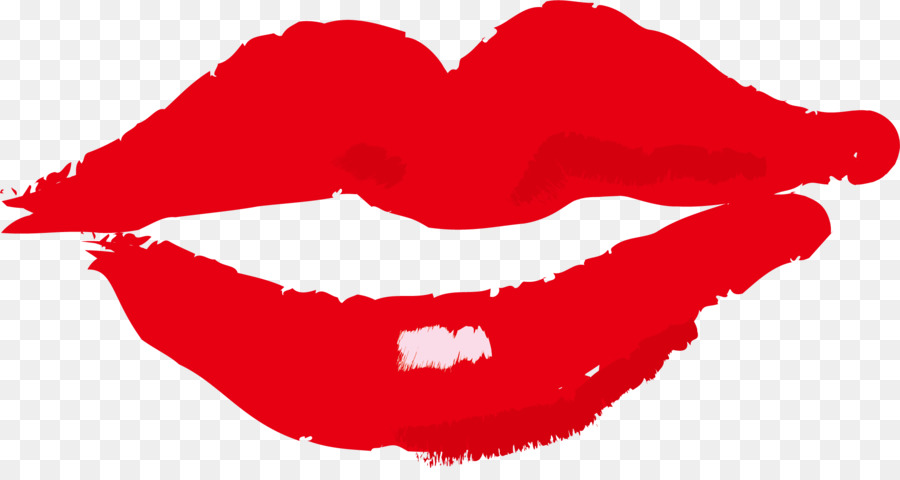 Lip Kiss Drawing Cartoon - Creative lips png download - 2042*1061 - Free Transparent  png Download.