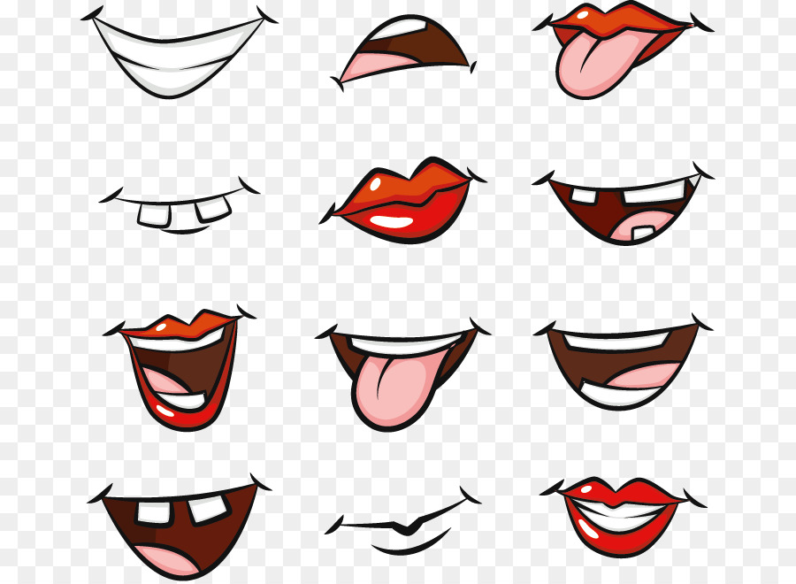 Cartoon Mouth Drawing - Cartoon mouth pictures png download - 719*657 -  Free Transparent Mouth png Download. - Clip Art Library