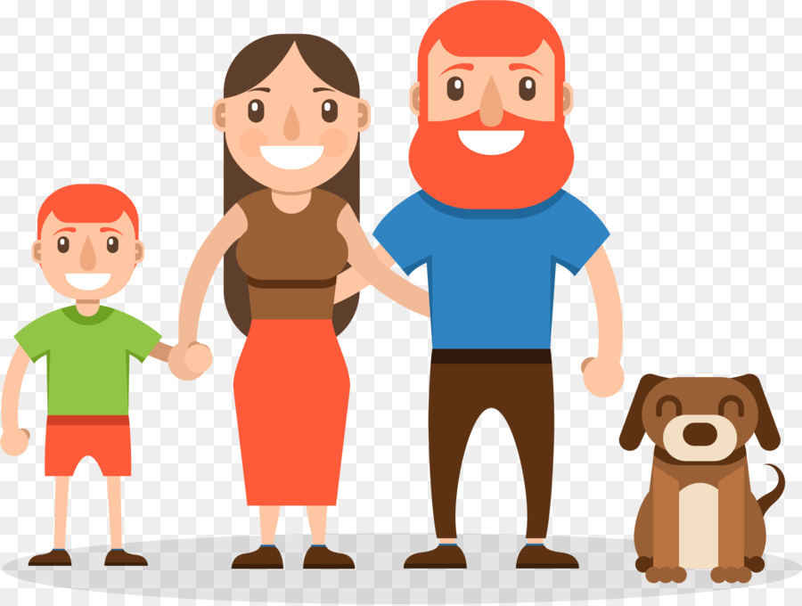Cartoon Family - Cartoon happy family png download - 2381*1793 - Free Transparent  Cartoon png Download.