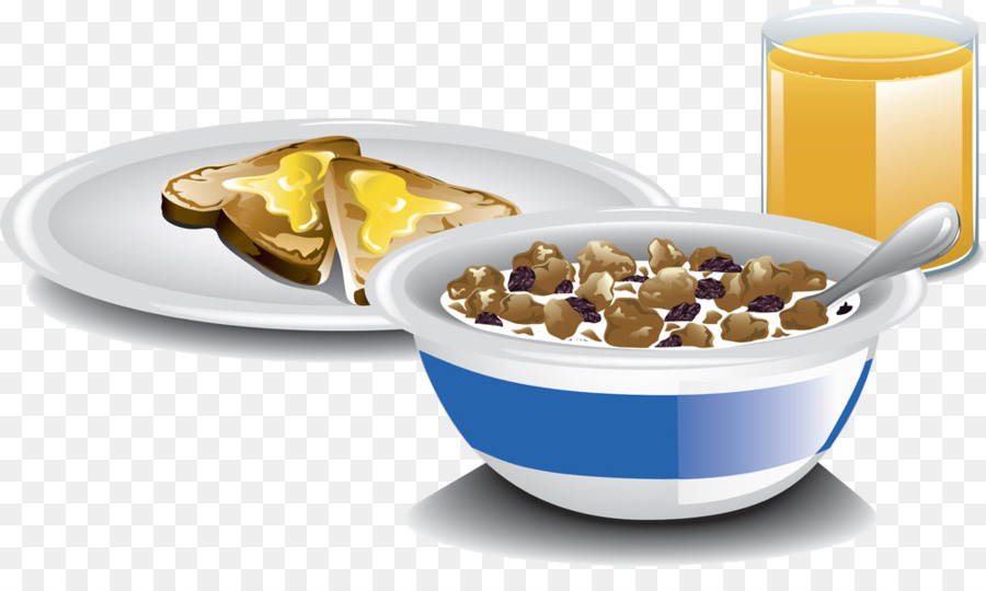 Breakfast cereal Milk toast Raisin bread - Breakfast Comics Cartoon Pictures png download - 1000*578 - Free Transparent Breakfast Cereal png Download.