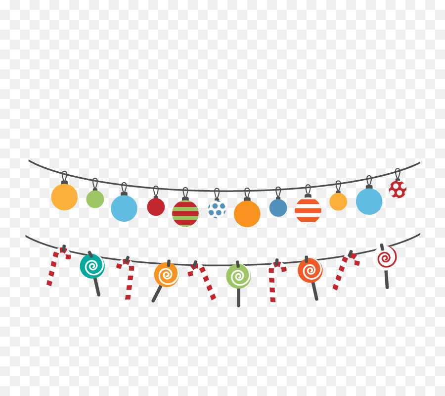 Christmas card Banner Christmas decoration - Pull the flag color lollipop png download - 800*800 - Free Transparent Christmas  png Download.