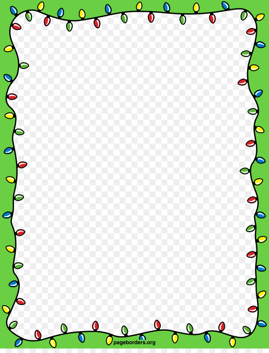 Christmas lights Holiday Clip art - Christmas Border Transparent PNG png download - 2550*3300 - Free Transparent Christmas Lights png Download.