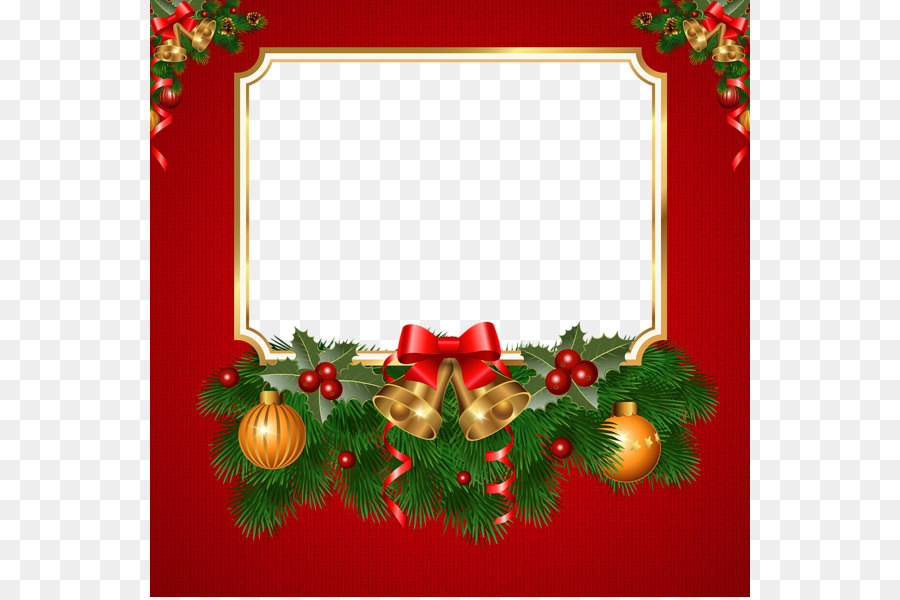 Christmas greeting card border png download - 600*597 - Free Transparent BORDERS AND FRAMES png Download.