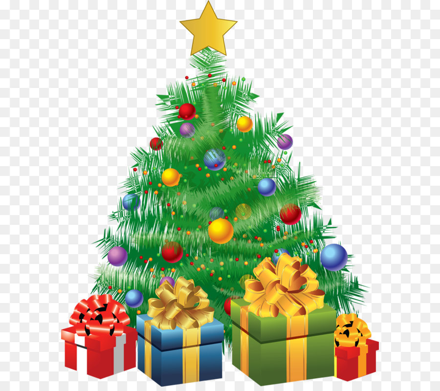 Christmas tree Christmas Day Christmas Eve Clip art - Transparent Christmas Green Tree with Gifts PNG Picture png download - 740*900 - Free Transparent Christmas Tree png Download.