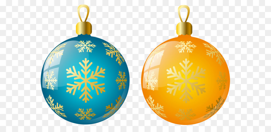 Christmas ornament Christmas decoration Clip art - Large Size Transparent Yellow and Blue Christmas Ball Ornaments png download - 4200*2752 - Free Transparent Christmas Ornament png Download.