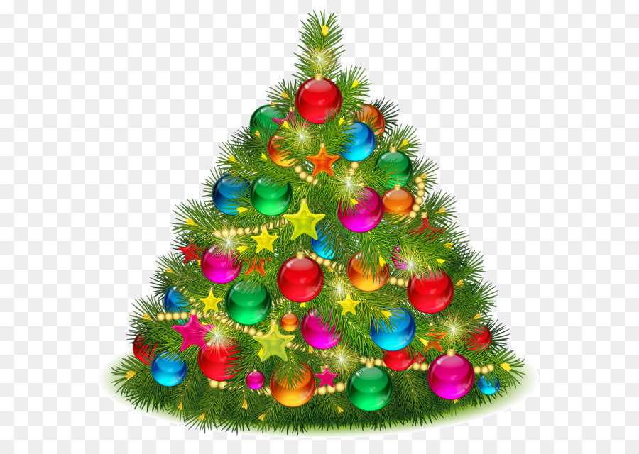 Christmas tree Christmas Day Clip art - Large Transparent Decorated Christmas Tree PNG Clipart png download - 4000*3856 - Free Transparent Christmas Tree png Download.