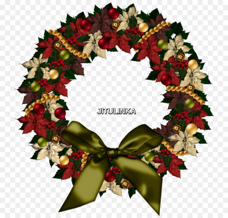 Christmas Wreath Clip art - christmas png download - 800*856 - Free Transparent Christmas  png Download.