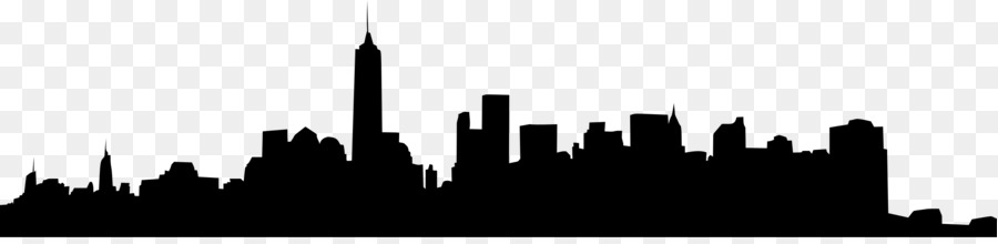 Skyline Silhouette Cityscape - Cityscape PNG Transparent Picture png download - 2400*571 - Free Transparent Skyline png Download.