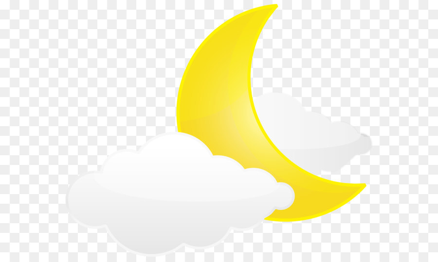 Yellow Graphics Design Wallpaper - Moon with Clouds PNG Transparent Clip Art Image png download - 8000*6604 - Free Transparent Desktop Wallpaper png Download.