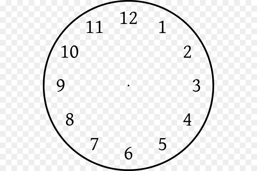 Clock face Template Clock position Clip art - clock without hands png download - 600*600 - Free Transparent Clock Face png Download.