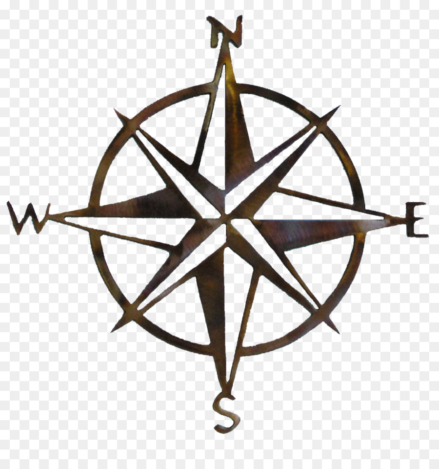 United States The Lord of the Rings Car Compass Decal - Compass Rose png download - 1298*1358 - Free Transparent United States png Download.