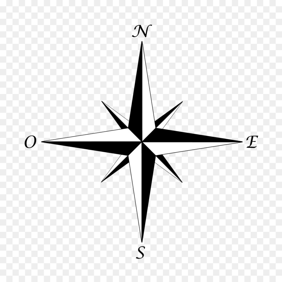 Compass rose North - compass png download - 1024*1024 - Free Transparent Compass Rose png Download.