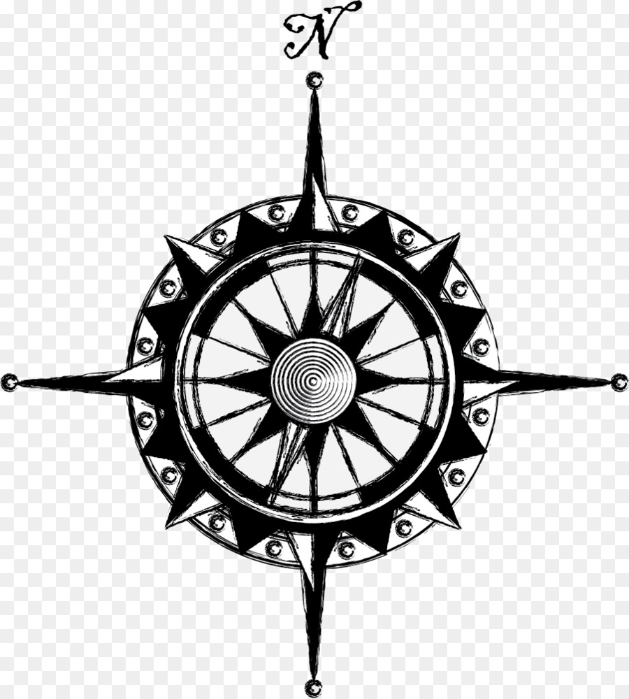 Compass rose Clip art - Nomad png download - 903*1002 - Free Transparent Compass Rose png Download.