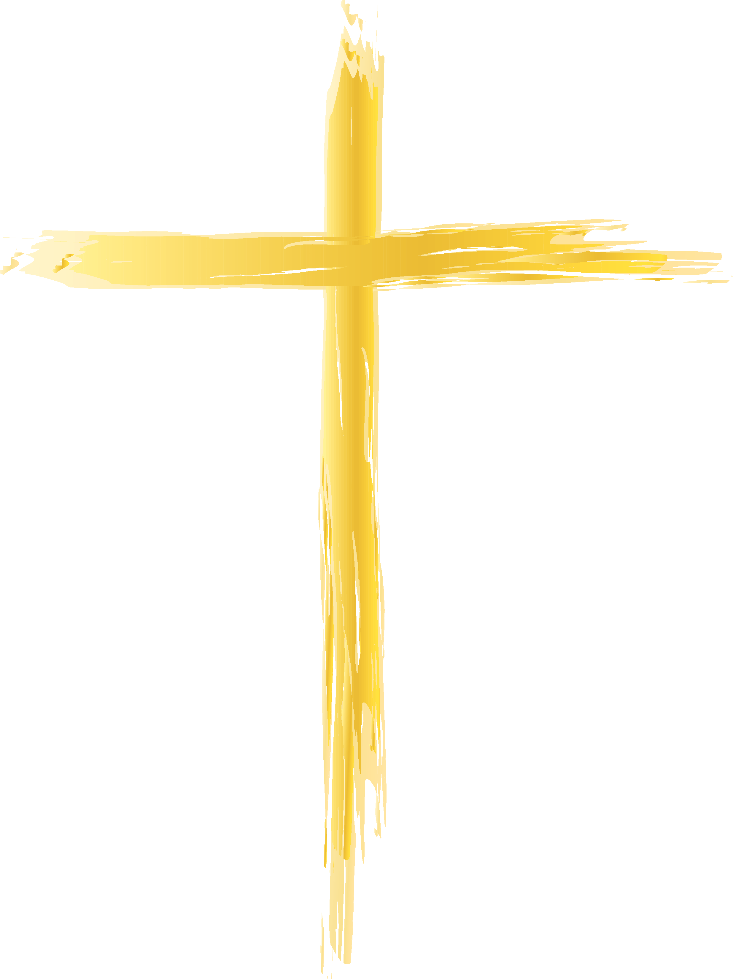 Crucifix Yellow Thin Cross Cliparts Png Download 24713300 Free