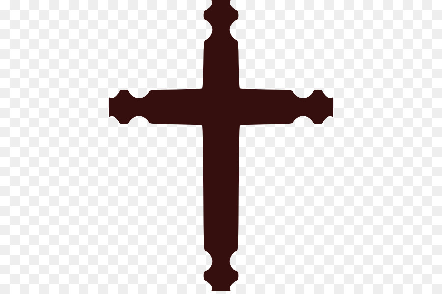 Christian cross Russian Orthodox cross Clip art - Brown Cross Cliparts png download - 456*594 - Free Transparent Cross png Download.