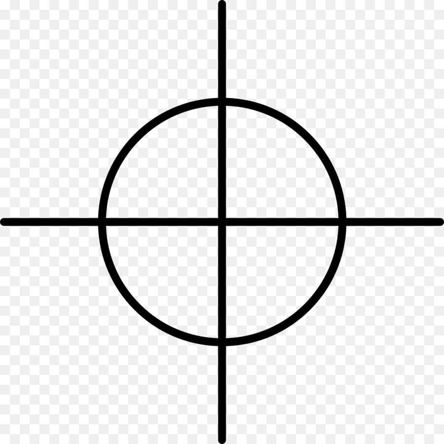 Reticle Telescopic sight Clip art - crosshair png download - 1280*1280 - Free Transparent Reticle png Download.