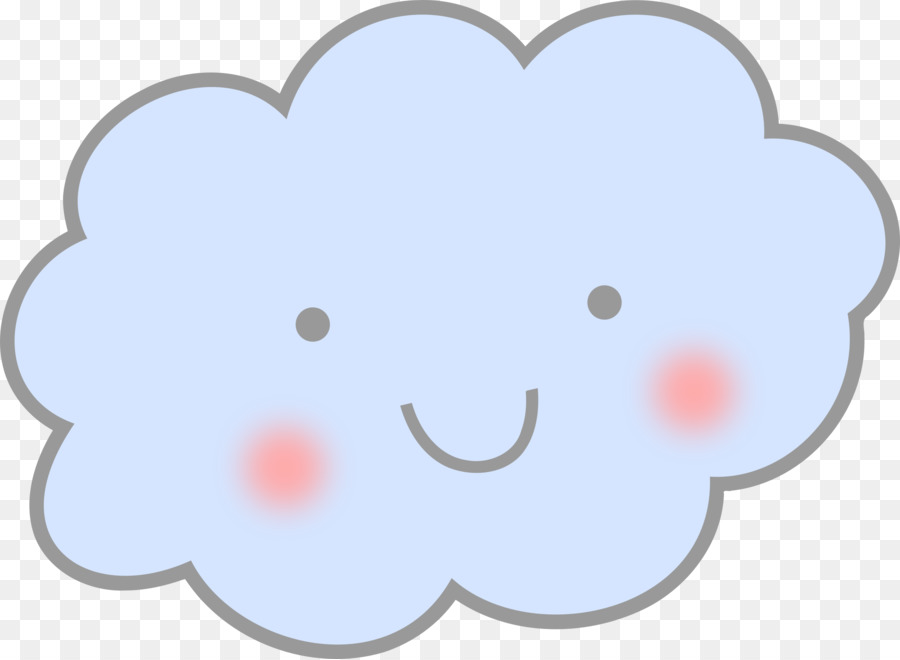 Cloud Rain Clip art - Cute Cloud Cliparts png download - 2400*1756 - Free Transparent  png Download.