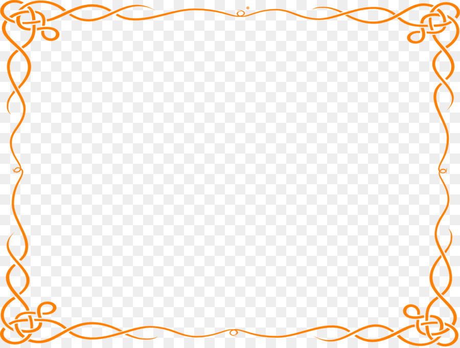 Borders and Frames Orange Free content Clip art - Decorative Borders png download - 1200*903 - Free Transparent BORDERS AND FRAMES png Download.